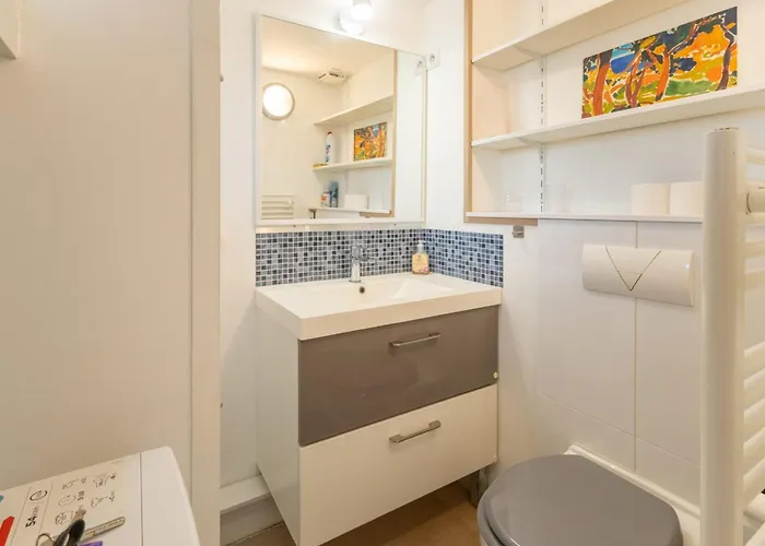 公寓 Duplex Vue Terrasse & Parking 邦多勒